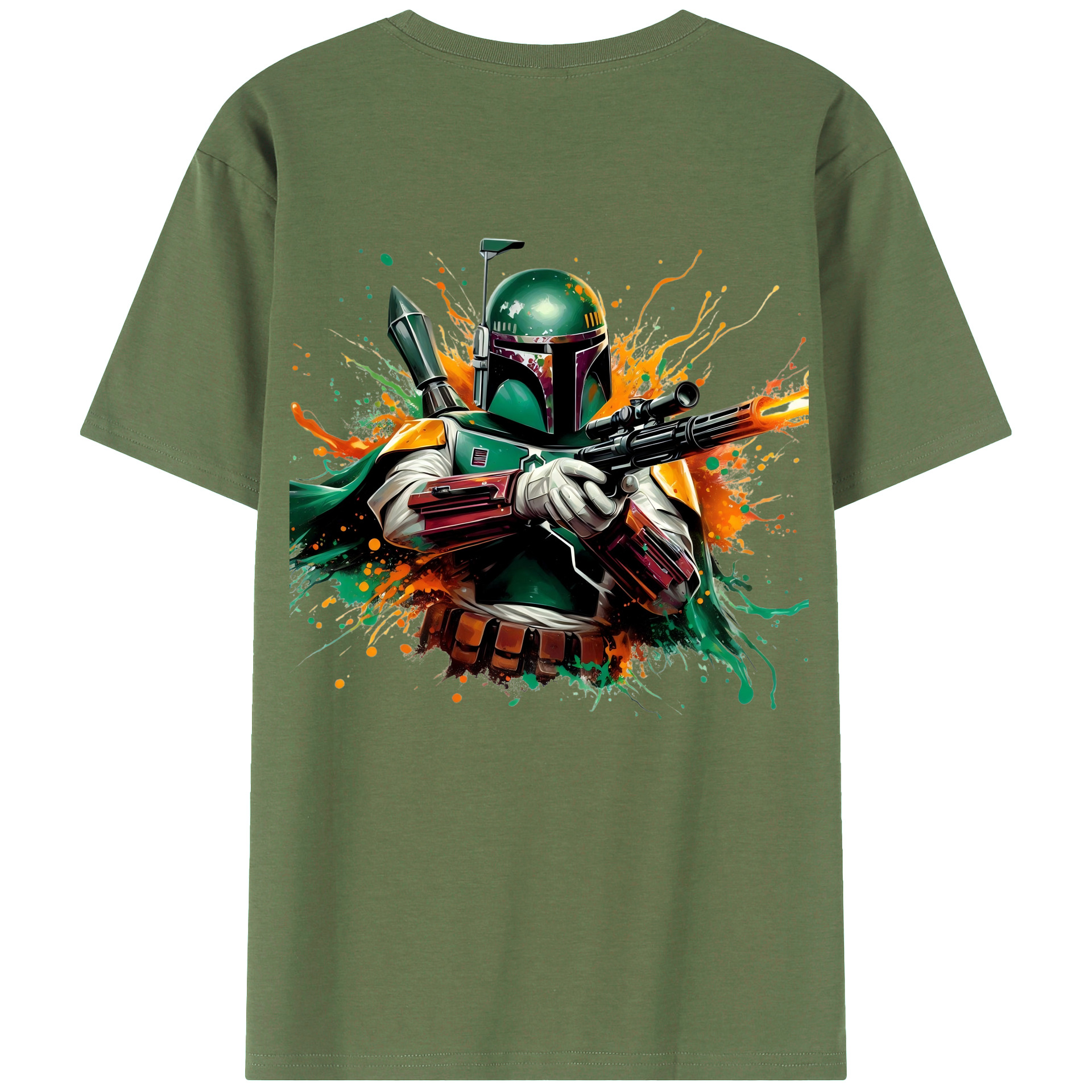 （画像用） スター・ウォーズ Star Wars 綿100％ メンズ半袖Tシャツ（バックプリント） 通気性